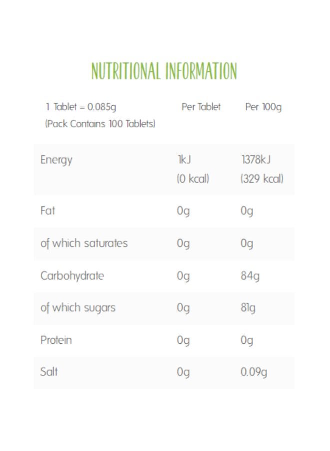 Canderel Green Stevia 100 Tablets - Image 3